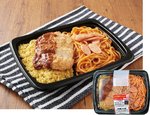 ローソン、1023kcal「カツカレーピラフ＆ナポリタン」のデカ盛り弁当