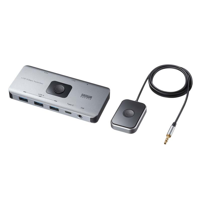Share Mouse and Keyboard Between Two PCs: The 'SW-USS24' USB Switcher with Convenient Remote Switching