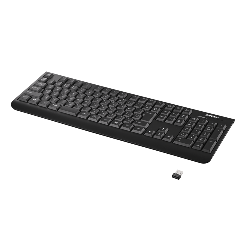 Keyboard and Mouse with a Single USB Port: Buffalo Begins Shipping Thin and Lightweight "BSKBW150" Series